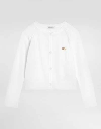 Satin viscose cardigan