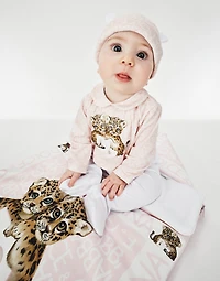 3-piece gift set jersey with all-over logo print