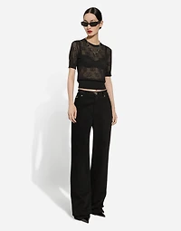 Loose denim jeans