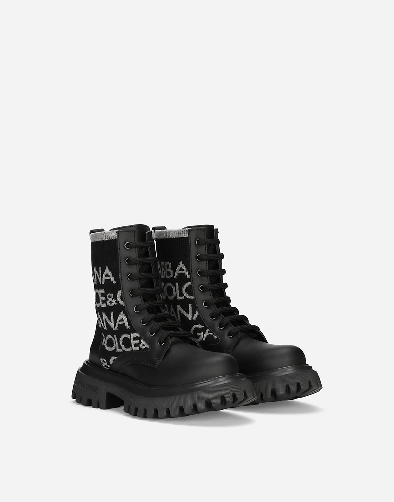 Calfskin ankle boots
