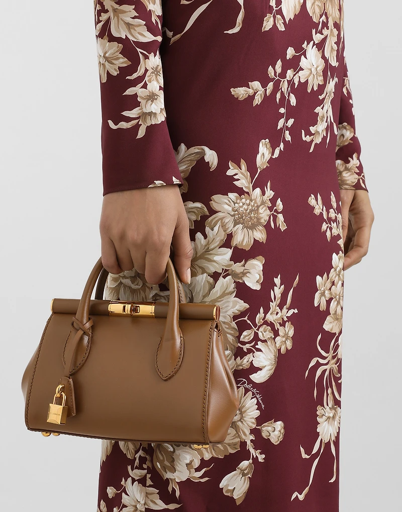 Marlene day mini handbag in palmated calfskin