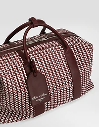 Leather travel bag