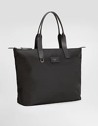 Shopping nylon and smooth calfskin