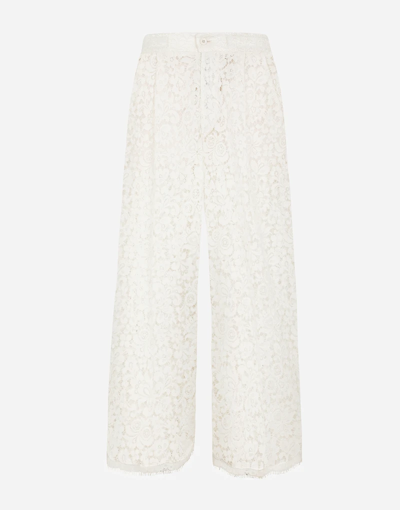Tailored lace pants