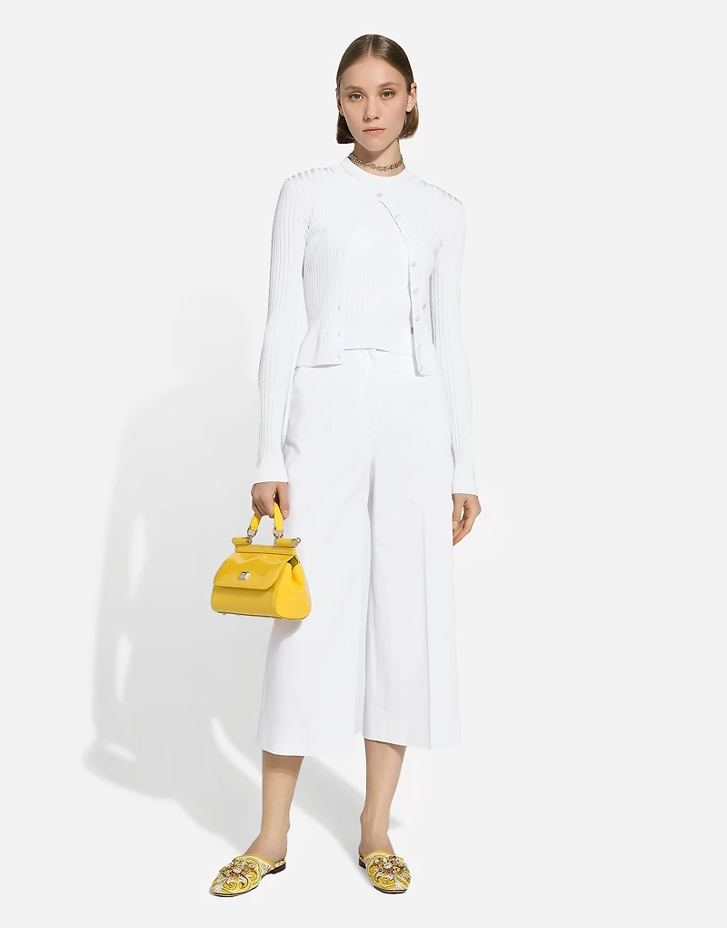 Gabardine culottes