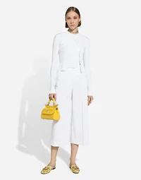 Gabardine culottes