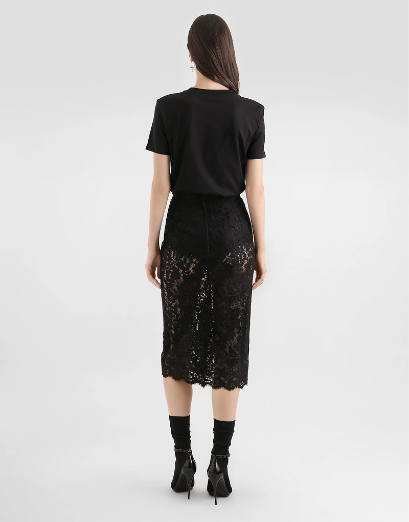 Jersey t-shirt with embroidery