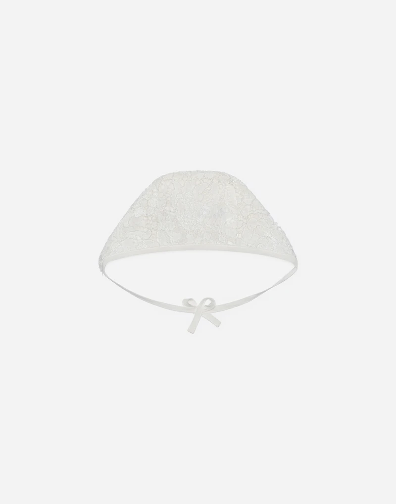 Galloon lace bonnet