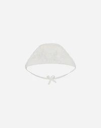 Galloon lace bonnet