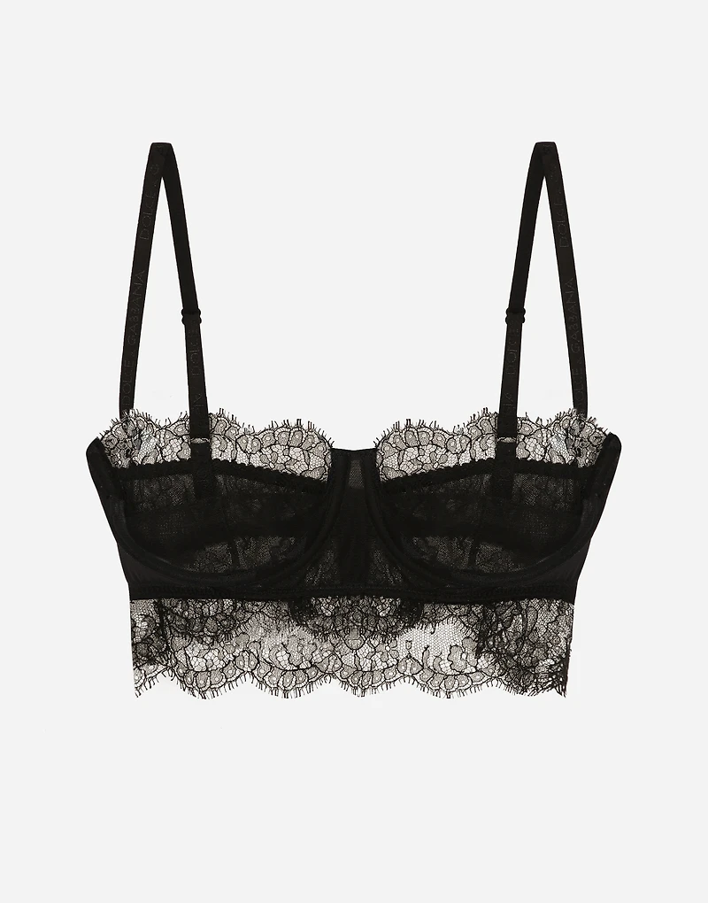 Lace balconette bralette