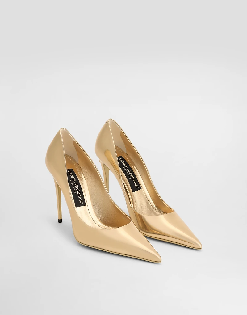 Calfskin pumps