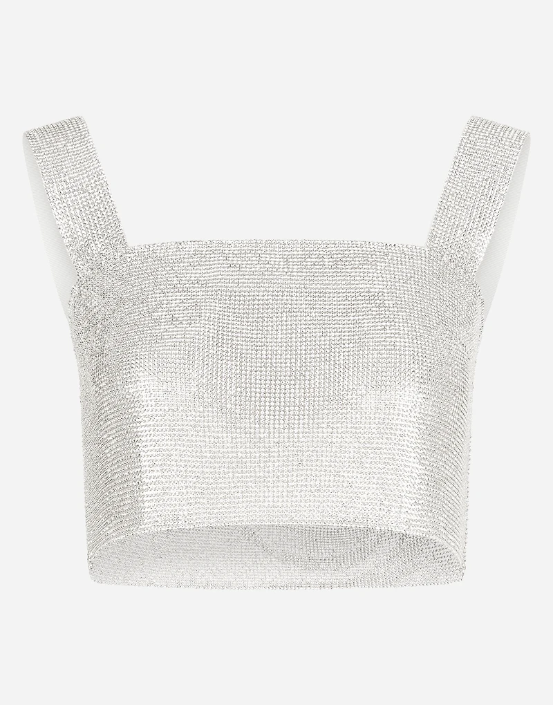 Crystal mesh top
