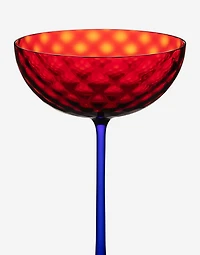 Hand-Blown Murano Champagne Glass