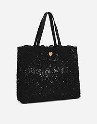 Large cordonetto lace bag