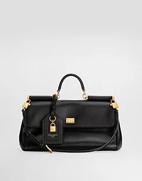 My Sicily handbag in plongé calfskin
