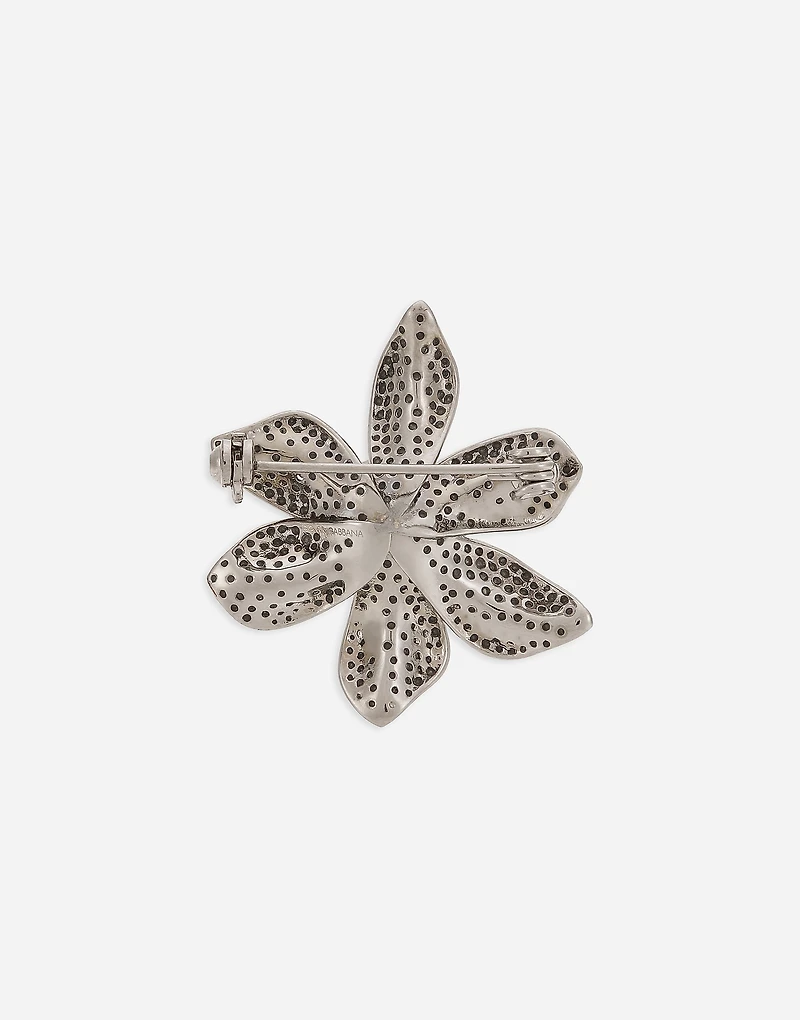35-mm gray brooch