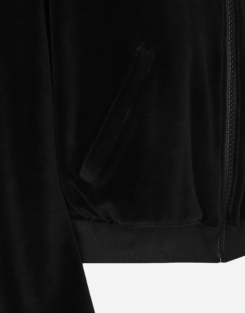 Chenille cotton hoodie