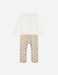 3-piece jersey gift set in moon and star print