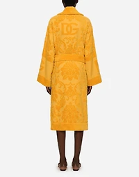Bath Robe Terry Cotton Jacquard