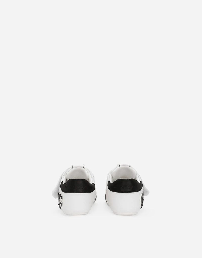 Lambskin low-top sneakers with DG logo