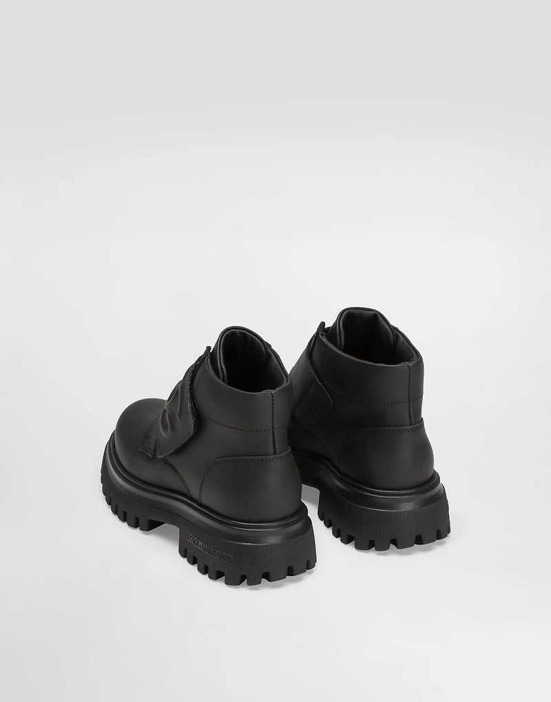 Nappa calfskin ankle boots