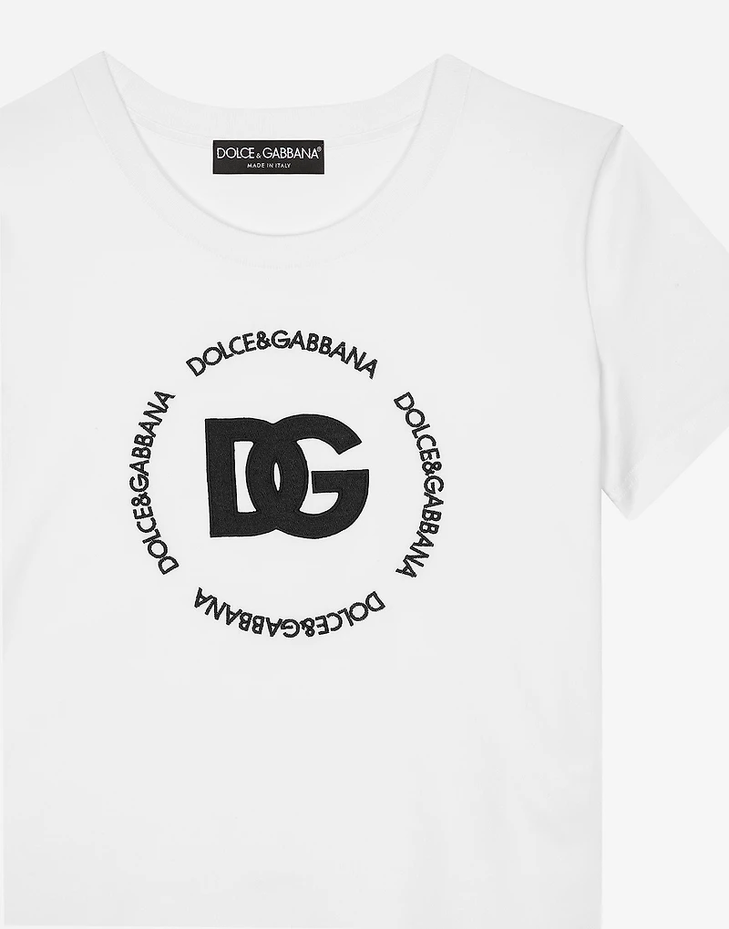 Jersey T-shirt with DG logo