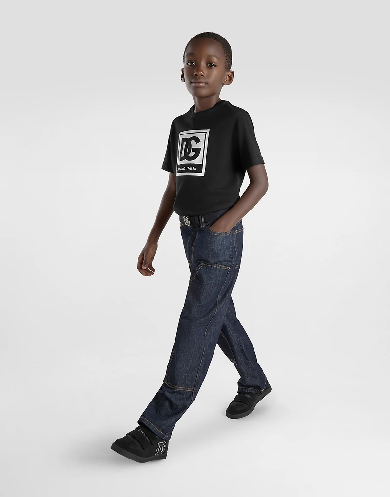 Jersey T-shirt with DG logo