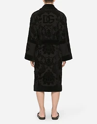 Bath Robe Terry Cotton Jacquard