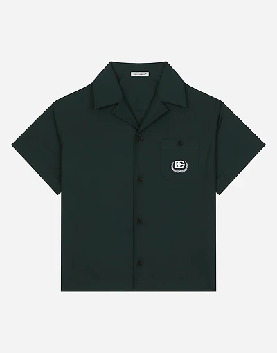 Poplin shirt with DG logo