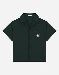 Poplin shirt with DG logo