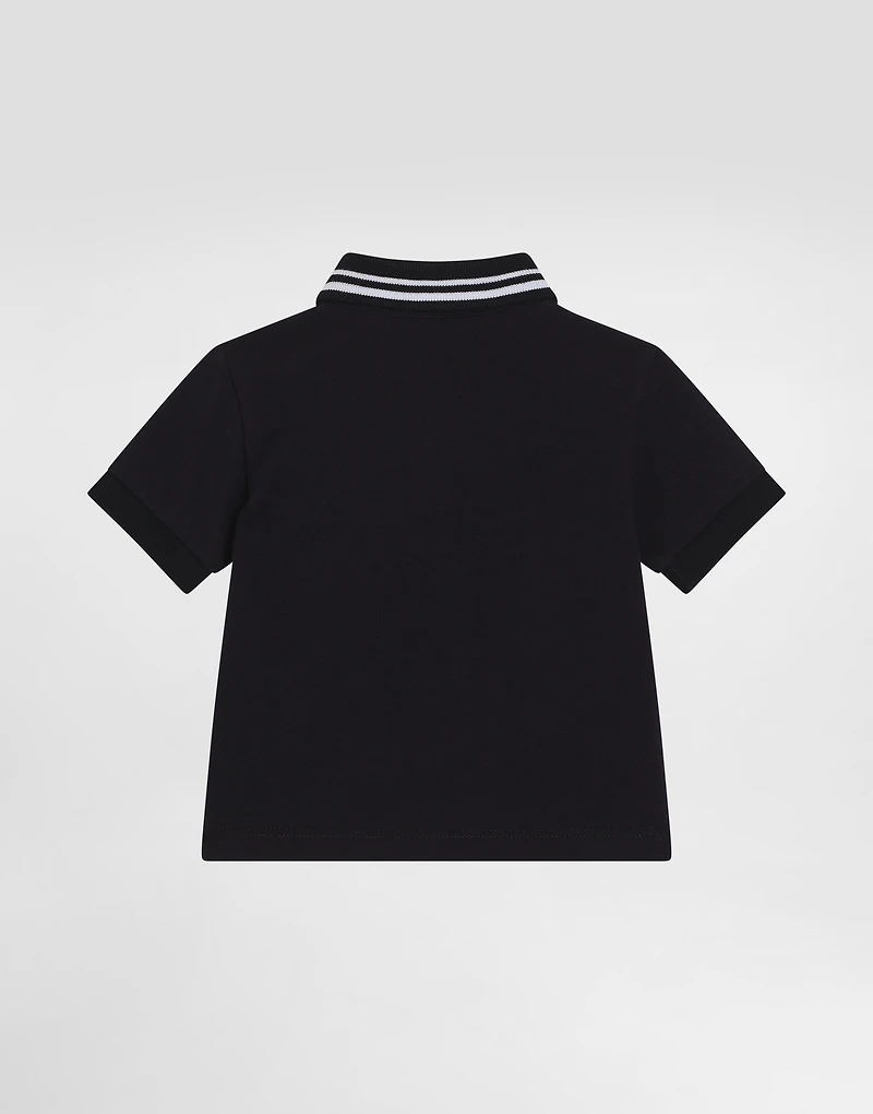 Piqué polo-shirt with DG logo