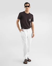 Cotton t-shirt with embroidery