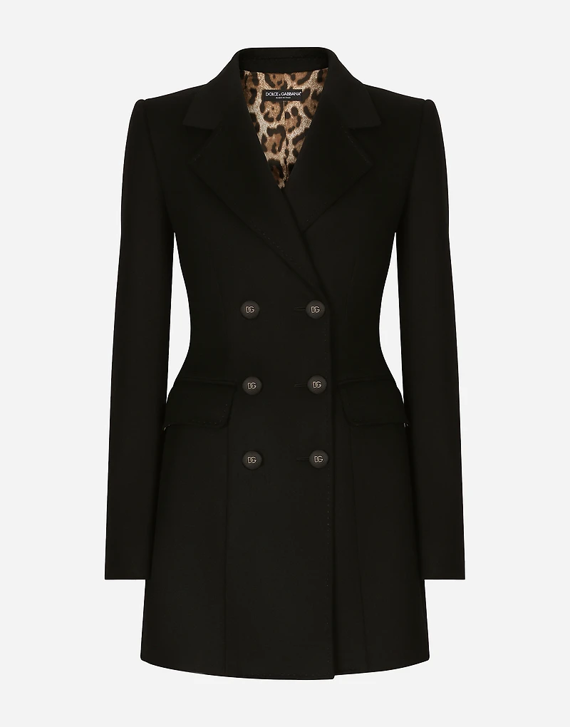Wool and cashmere Turlington jacket