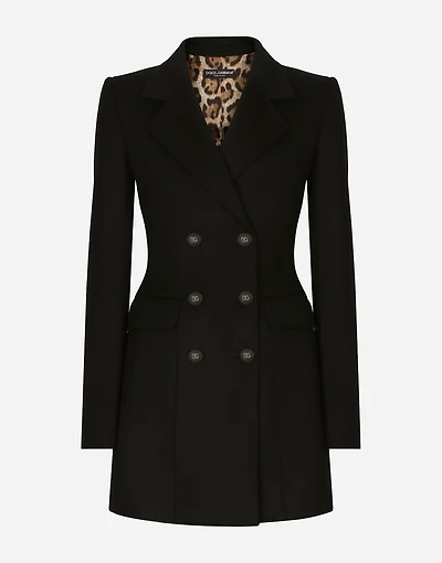 Wool and cashmere Turlington jacket