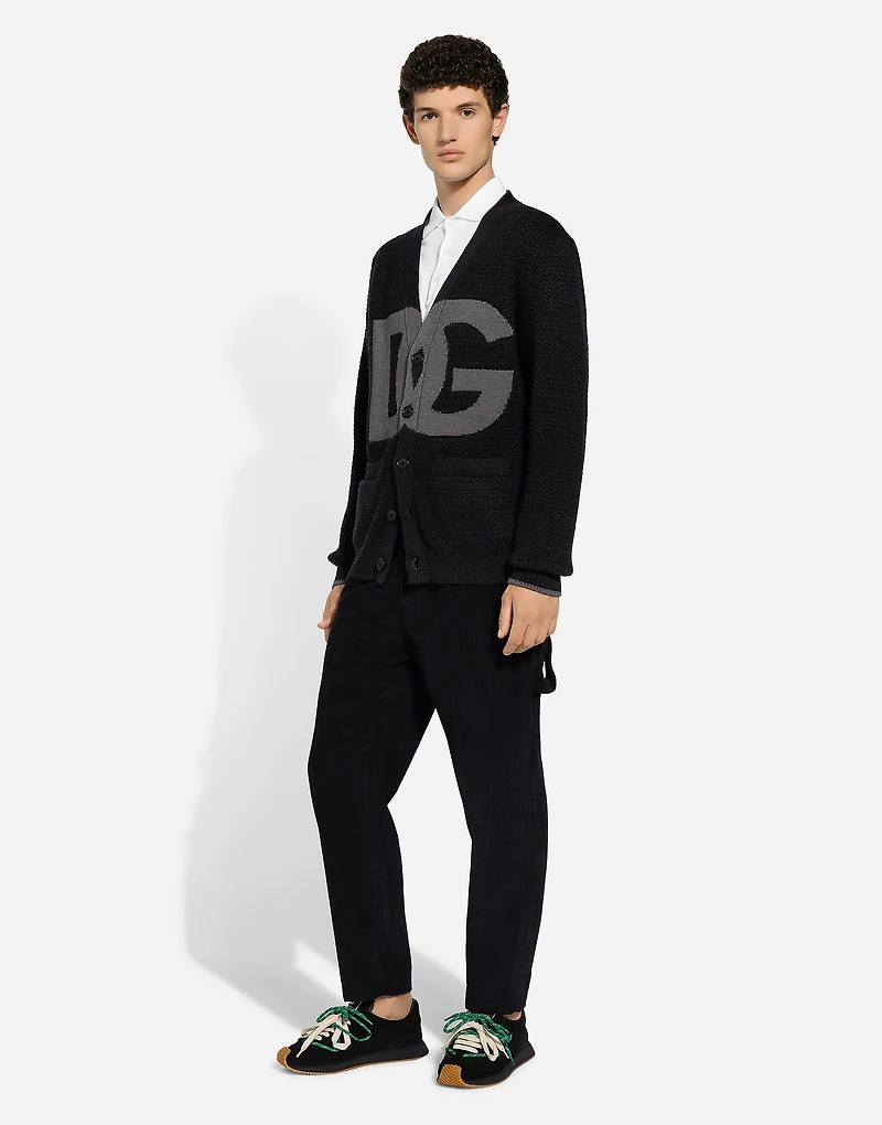 Oversize wool cardigan