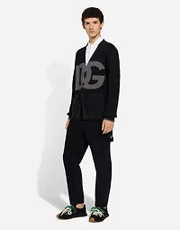 Oversize wool cardigan