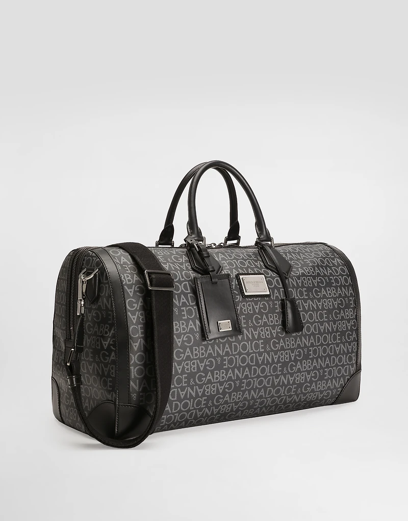 Printed jacquard holdall
