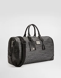 Printed jacquard holdall