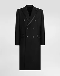 Double-breastedwool coat