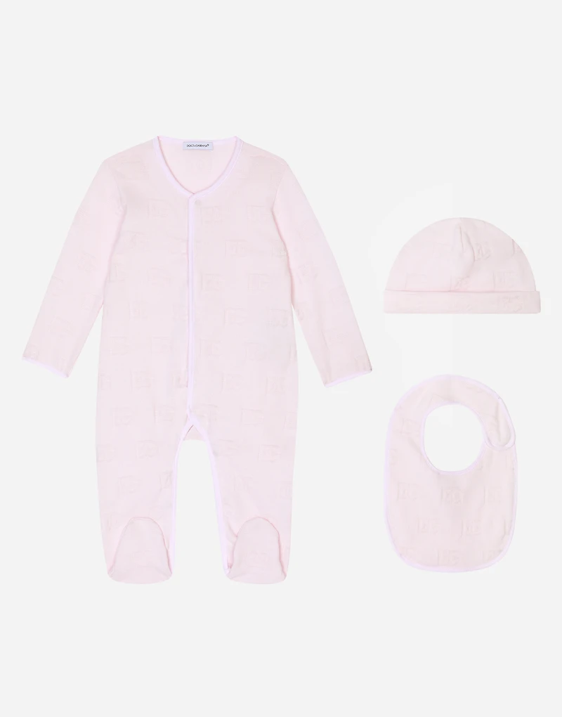 piece gift set with jacquard DG logo