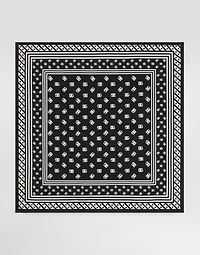 Twill scarf with all-over DG logo print ( x