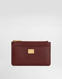 Plongé calfskin card holder