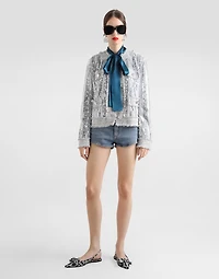 Denim shorts