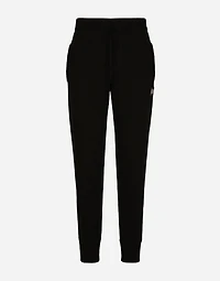 Wool and cashmere knit jogging pants