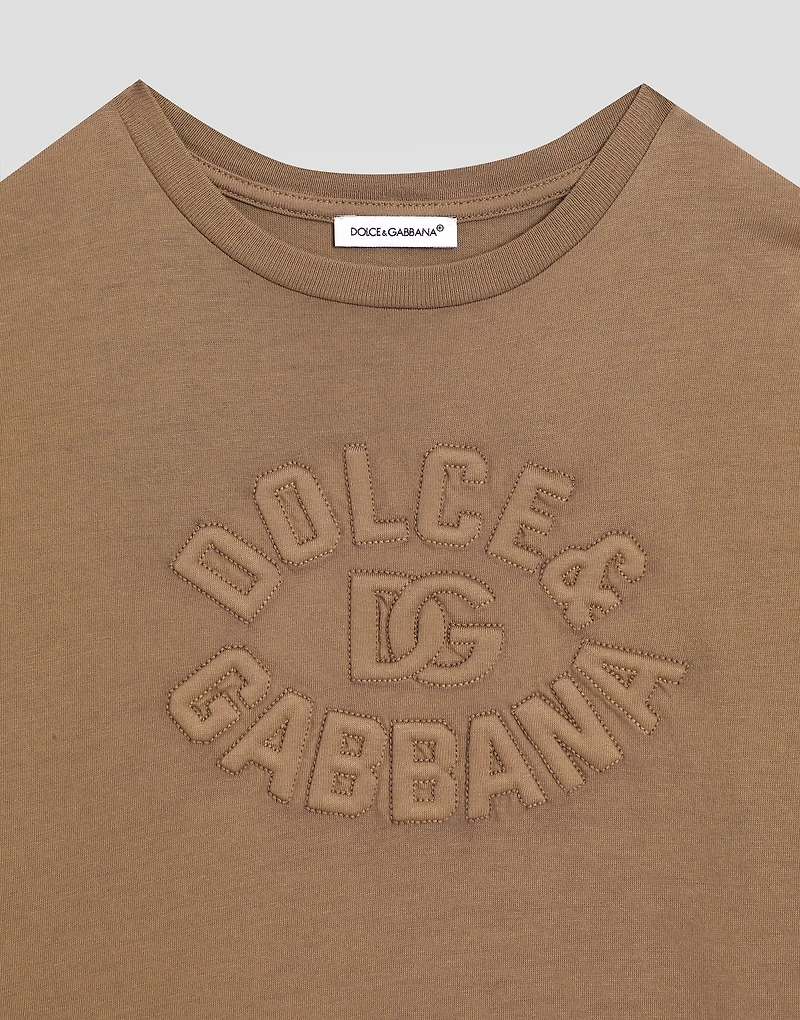 Jersey T-shirt with Dolce&Gabbana logo