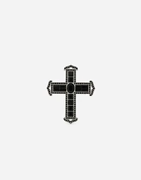 KIM DOLCE&GABBANA Cross ring with rhinestones