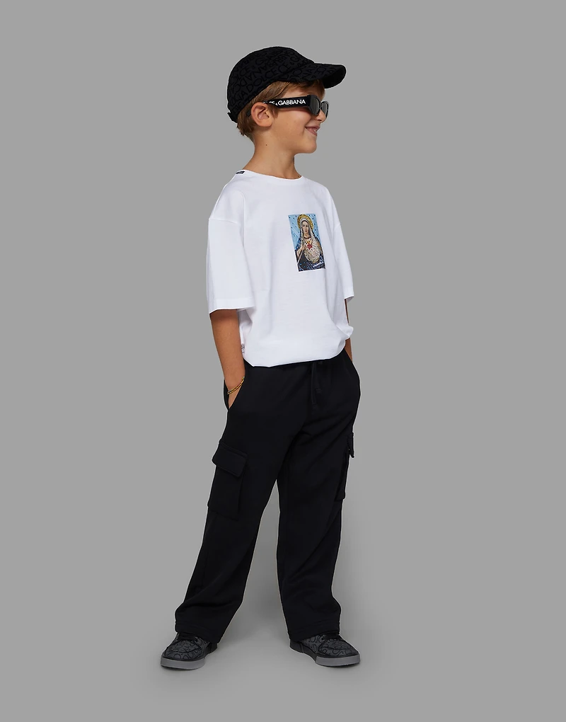 Jersey jogging pants