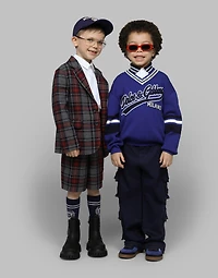 Poplin polo-shirt with Dolce&Gabbana logo