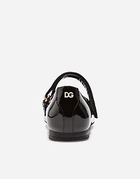 Patent leather mary jane ballet flats