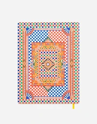 Large Blank Notebook Textile Cover